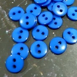 Пуговицы пластиковые 9 мм,цв. синий