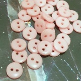 Пуговицы пластиковые 9 мм,цв. розовый