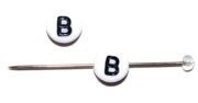 Бусины буквы латиница "B"
